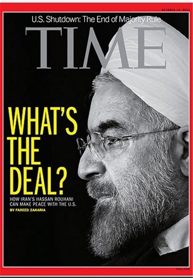 روحانی به روی جلد تایم رفت+عکس