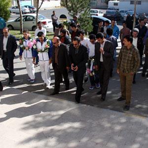 استقبال از مدال‌آوران ووشو بازی‌های همبستگی کشورهای اسلامی