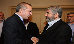 خالد مشعل با اردوغان در آنکارا ديدار کرد