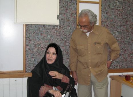 عیادت مدیر عامل مؤسسه هنرمندان پیشکسوت از مهدخت مخبر