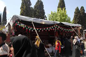 سیاه چادرهای عشایر فارس در برج میلاد تهران
