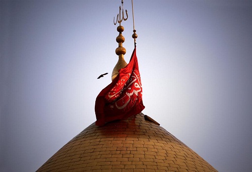 عکسی بی‌نظیر از گنبد حرم عباس(ع)