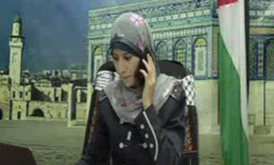 خبرنگار زن بيست و سه ساله سخنگوي حماس شد + فیلم