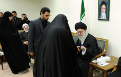 رهبر انقلاب:حضور مقتدر و عزت آفرین زن مسلمان ایرانی را به جهان نشان دادید