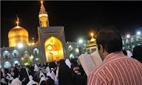 تشرف نوغلامان حسینی به حرم مطهر رضوي