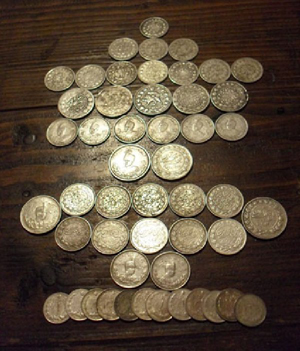 کشف نزدیک به 500 سکه متعلق به دوره ی قاجار در فارس
