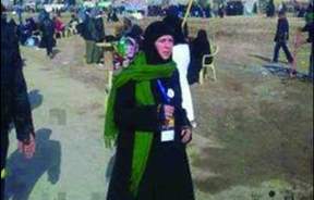 زن مسیحی شفا یافته از سرطان در مسیر زیارت امام حسین(ع) + عکس