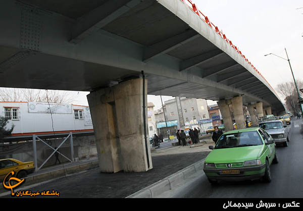 مجهز شدن نخستين پل شمال غرب تهران به سيستم سولار