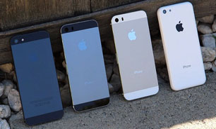 فروش "iPhone 5S" سه برابر بیشتر از 5C