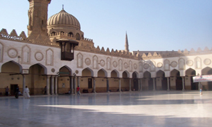 استقرار پليس مصر در دانشگاه الازهر