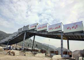 مسدود  شدن آزاد راه قزوین – رشت