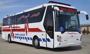 استقرار 5 دستگاه "اتوبوس آمبولانس" در میادین اصلی شهر