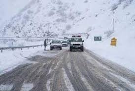 کندی تردد در گردنه های برف گیر کردستان