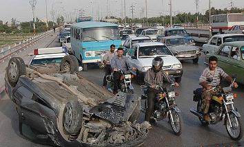 کاهش 22 درصدی تصادفات جاده ای ایام عید در استان چهارمحال و بختیاری