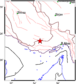 وقوع زمین لرزه در هرمزگان + جزئیات