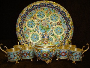 احیاء هنر مینای خانه بندی در شیراز