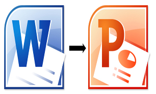 نحوه تبدیل فایل‌های WORD به POWERPOINT