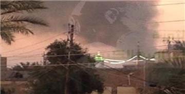 اصابت چندین خمپاره به سامرا + عکس