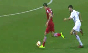"سردار آزمون" یک تنه ایران را به پیروزی رساند + فیلم