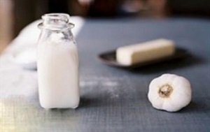 شیر بوی سیر را کاهش می دهد