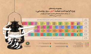 تشریح ویژه برنامه‌های "روز روشنایی" در فرهنگسراهای تهران