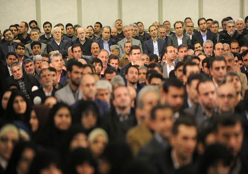 قهرمانان و ورزشکاران مسابقات آسیایی و پارا آسیایی با رهبر معظم انقلاب اسلامی دیدار کردند