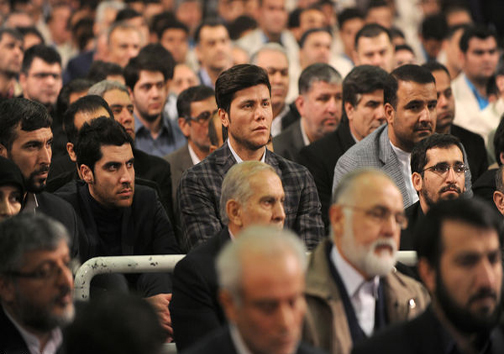 قهرمانان و ورزشکاران مسابقات آسیایی و پارا آسیایی با رهبر معظم انقلاب اسلامی دیدار کردند