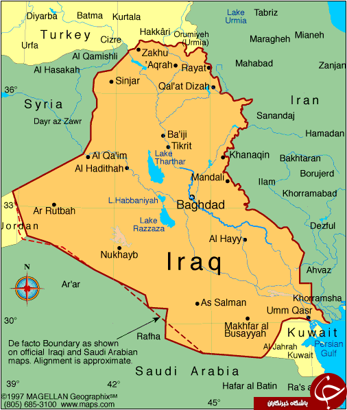 پراکنش داعش در عراق و سوریه / جنگجویان 72 ملت در عراق و سوریه + نقشه و تصاویر