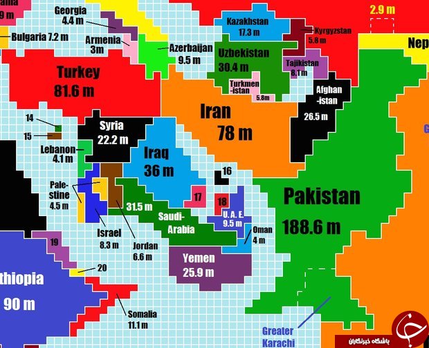 نقشه جهان؛ اگر قرار بود عادلانه تقسیم شود