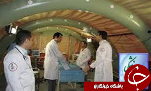 برپایی دومین بیمارستان ثابت شهدای جامعه پزشکی در بهاباد