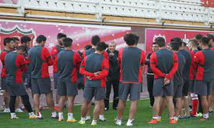 مایلی کهن در تمرین پرسپولیس حاضر شد
