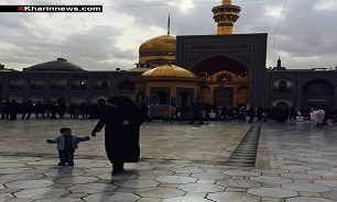 دلنوشته‌ زیبای بهاره رهنما در حرم امام رضا‌ (ع) +تصویر