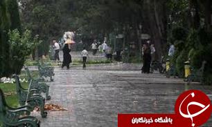 تشدید فعالیت جوی در مناطق مختلف کشور/ وزش باد شدید در خوزستان و ایلام/ تهران، رگبار باران و بارش برف در ارتفاعات