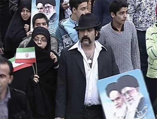 یک داش مشتی در راهپیمایی 22 بهمن+عکس