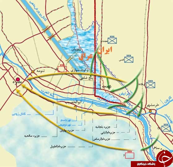 نقش آفرینی مدافعان آبادان در هشت سال دفاع مقدس / زمین&zwnj;گیر شدن صدامیان در جزیره 