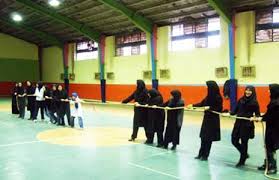 برگزاری مسابقات طناب کشی بانوان کشور