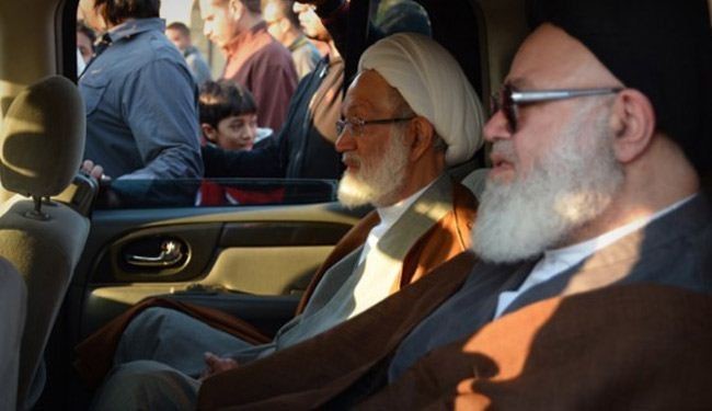 پیام مشترک آیت الله قاسم و علامه غریفی به انقلابیون بحرین