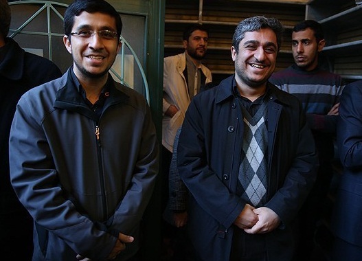 پسران احمدی&zwnj;نژاد در ختم مادربزرگ+عکس