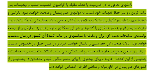 تلاش برای تضعیف توان دفاعی ایران/ هدف از طرح توان موشکی ایران و ارتباط آن با مذاکرات هسته ای چیست؟