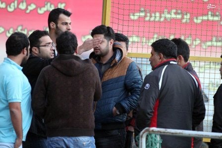 زد و خورد بازیکن پرسپولیس با یک خبرنگار + تصاویر
