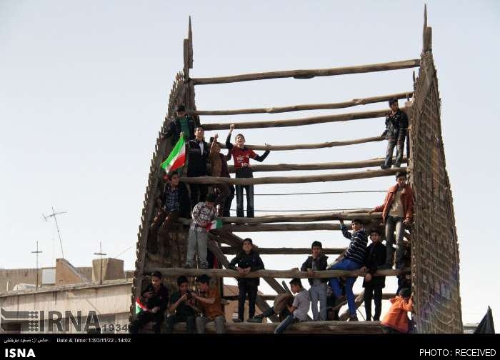نخل 400 ساله‌ را با چرخ‌ و فلک اشتباه گرفتند! + عکس