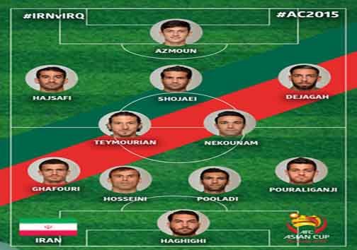 جواد نکونام به رکورد علی دایی رسید، یک گل تا علی کریمی/ایران یک - عراق صفر