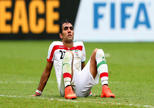پایان نیمه اول؛ ایران یک - عراق صفر / اخراج مهرداد پولادی