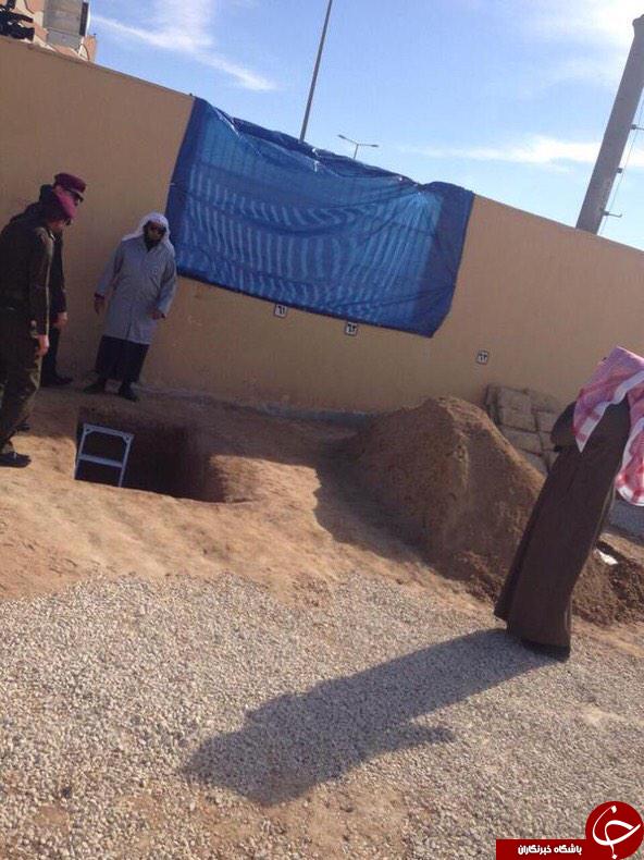 تصویر محل دفن &laquo;ملک عبدالله&raquo; منتشر شد