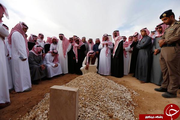 تصاویر محل دفن &laquo;ملک عبدالله&raquo; منتشر شد