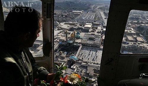 آستان مطهر حضرت عبدالعظیم (ع) گلباران شد + تصاویر هوایی