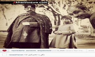 سلفی رضا عطاران با ناصرالدین شاه! |عکس|