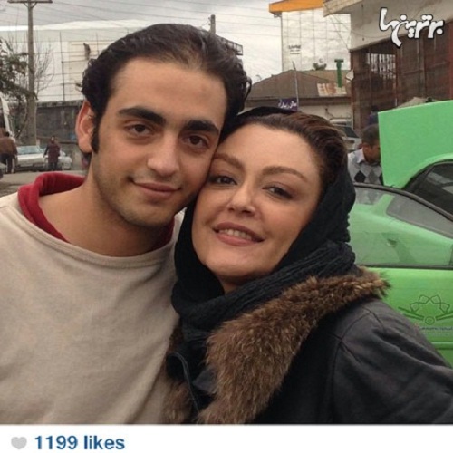 سلفی شقایق فراهانی و پسرش در سیدخندان |عکس|