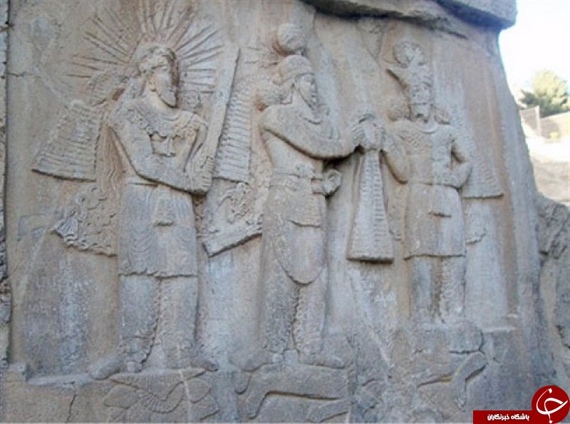 کتیبه تاج گذاری اردشیر دوم + تصاویر