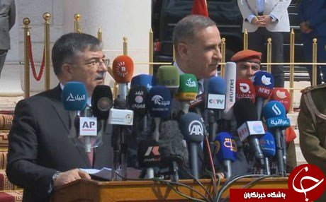 نشست خبری وزیران دفاع عراق و ترکیه